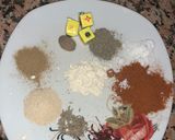 A picture of step 2 of Lamb biryani.