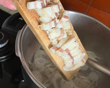 Foto del paso 7 de la receta: Potaje de col lombarda y col china, con garbanzos y panceta ibérica