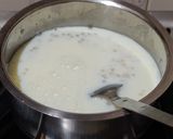 A picture of step 3 of Sago Sabudana Dry Fruits kheer.