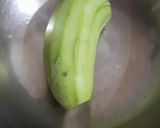 A picture of step 1 of દુધી ઢોકળી નું શાક.