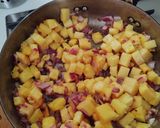 A picture of step 4 of Pineapple Habanero Salsa.
