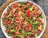 Foto langkah ke 4 dari resep Resep Simple Weekend, Tumis Buncis Kornet 😋😋😋.