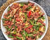 Foto langkah ke 4 dari resep Resep Simple Weekend, Tumis Buncis Kornet 😋😋😋.