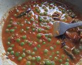 A picture of step 5 of Matar Paneer.