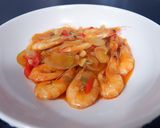 Foto langkah ke 2 dari resep Udang saus padang simpel.