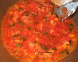 A picture of step 7 of Minestrone Soup.