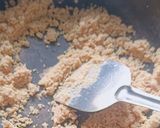 A picture of step 1 of Wheat Flour halwa with jaggery.