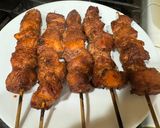 A picture of step 4 of Filipino Style Pork and Chicken Barbecue.