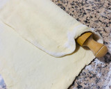Foto del paso 3 de la receta: 🥟CALZONE🥟 DE PUERROS 🧀QUESO🧀 Y 🍖 JAMÓN🍖 (masa casera) 😋