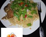 A picture of step 5 of Jellof spaghetti 🍝.