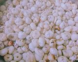 A picture of step 1 of Lotus Seeds Flour Halwa.