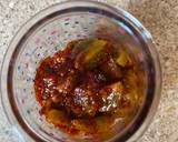 Green tomato pickle (Lila tomatanu athanu) recipe step 2 photo