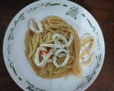 Foto langkah ke 5 dari resep Pasta Cumi Agli e Lio.