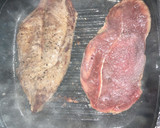 Foto del paso 5 de la receta: Espárragos grillados con tocino y Bife.