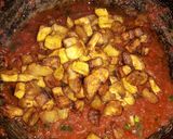 A picture of step 4 of White rice and gizdodo sauce.
