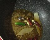 A picture of step 5 of Dal Chingri/Red Lentils with Shrimps.