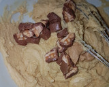 A picture of step 4 of Chocolates and Nuts cookies.