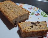 Foto del paso 4 de la receta: Budín de bananas con pasas sin manteca ni azúcar