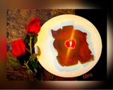 عکس مرحله 5 از دستور تزیین حلوا به شکل وطنم ایران