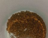 A picture of step 1 of Traditional hand whisked coffee or dalgona.