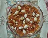 A picture of step 7 of Gajar wale meethe chawal.