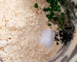A picture of step 1 of Methi Gota.