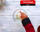 Foto langkah ke 1 dari resep Milo Bread Pudding.
