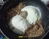 A picture of step 2 of Sattu Coconut Burfi.