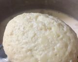 A picture of step 4 of Ras malai.