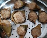 A picture of step 9 of Steamed Banana Dumplings (Kumbilappam).