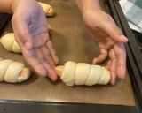 รูปขั้นตอนการทำที่ 8 ของ ขนมปังไส้กรอก🍞