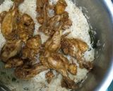 A picture of step 6 of Chicken tikka biryani.