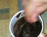 A picture of step 3 of Chocolate mug cake.