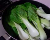 Foto langkah ke 2 dari resep Pakcoy Garlic | Pakcoy Saus tiram.