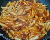 Foto del paso 5 de la receta: Plumas integrales con tomate y chorizo