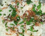 A picture of step 11 of Thalassery Biryani.