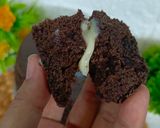 Foto langkah ke 19 dari resep Brownies Ketan Hitam Keju Lumer 2 Telur.