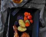 Foto del paso 2 de la receta Pollo asado al vino y cerveza
