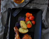 Foto del paso 2 de la receta: Pollo asado al vino y cerveza