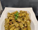 Pisztácia pesztós tészta recept fázis 4 fotója