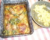 Baconba tekert zöld (ceruza)bab recept fázis 2 fotója