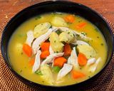 A picture of step 26 of Chicken soup with dumplings.