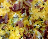 A picture of step 7 of My left Over Chicken,Bacon & Cheese Omelette 🤩.