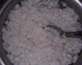 A picture of step 2 of Curd Sabudana.