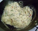 A picture of step 2 of Rava Upma.