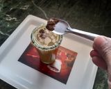 A picture of step 9 of Kachha Aam panna.