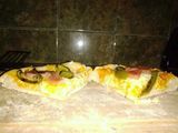 Mini Pizzas de queso y mortadela