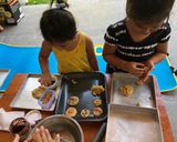 Foto langkah ke 5 dari resep Cookies coklat nutella.