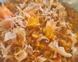 Foto del paso 7 de la receta Arroz cremoso de calamares, katsuobushi, y langostinos