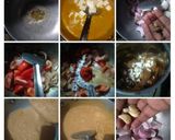 A picture of step 1 of Shahi paneer.